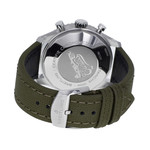 Montre d'occasion BREITLING Aviator 8 Chronograph 43 Curtiss Warhawk homme mouvement automatique certifié (cosc) bracelet cuir d'origine - vue 3