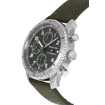 Montre d'occasion BREITLING Aviator 8 Chronograph 43 Curtiss Warhawk homme mouvement automatique certifié (cosc) bracelet cuir d'origine - vue D2