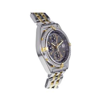 Montre d'occasion BREITLING Chronomat homme automatique bracelet or jaune 750/000 et acier