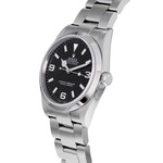 Montre d'occasion ROLEX Explorer homme mouvement automatique certifié (cosc) bracelet acier - vue D2