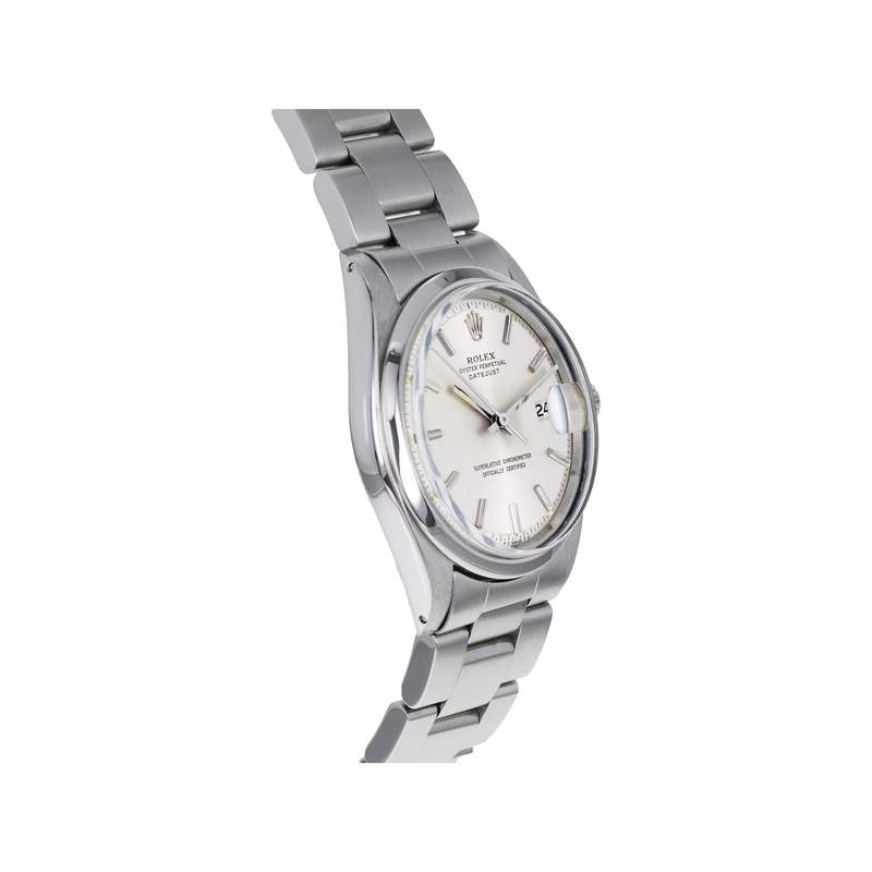 Montre d'occasion ROLEX DateJust homme mouvement automatique certifié (cosc) bracelet acier - vue 2