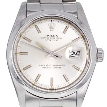 Montre d'occasion ROLEX DateJust homme mouvement automatique certifié (cosc) bracelet acier