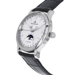 Montre d'occasion JAEGER Master Calendar Triple Date homme automatique bracelet cuir d'origine - vue D2