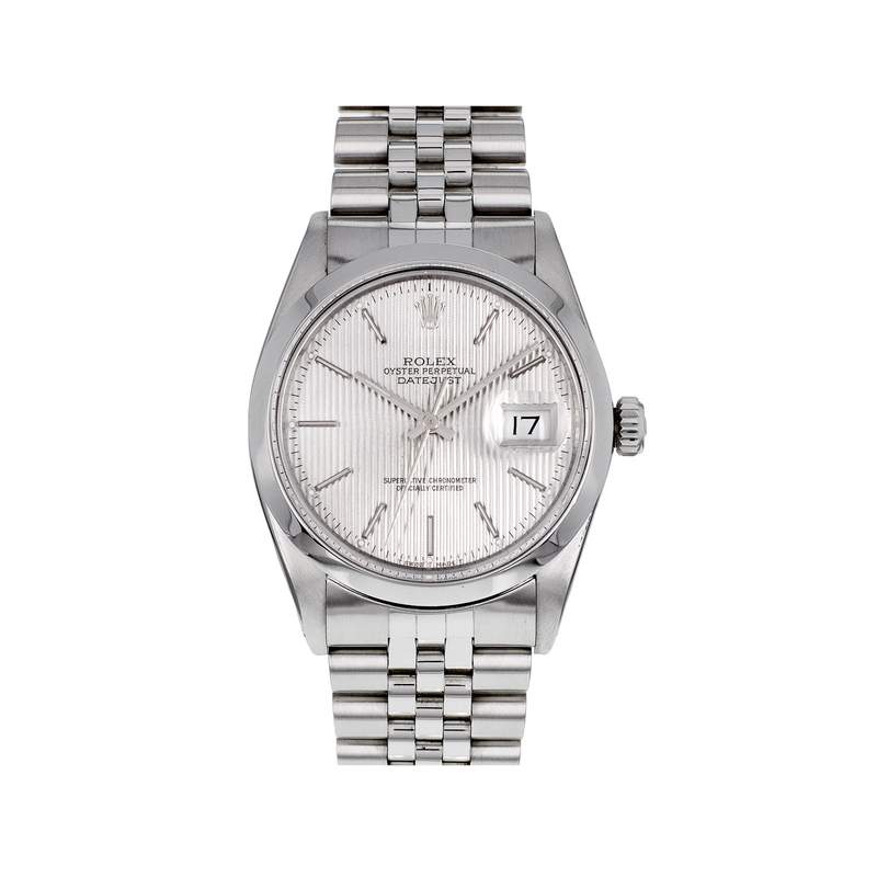 Montre d'occasion ROLEX DateJust mixte mouvement automatique certifié (cosc) bracelet acier - vue 1