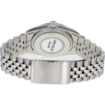 Montre d'occasion ROLEX DateJust mixte mouvement automatique certifié (cosc) bracelet acier