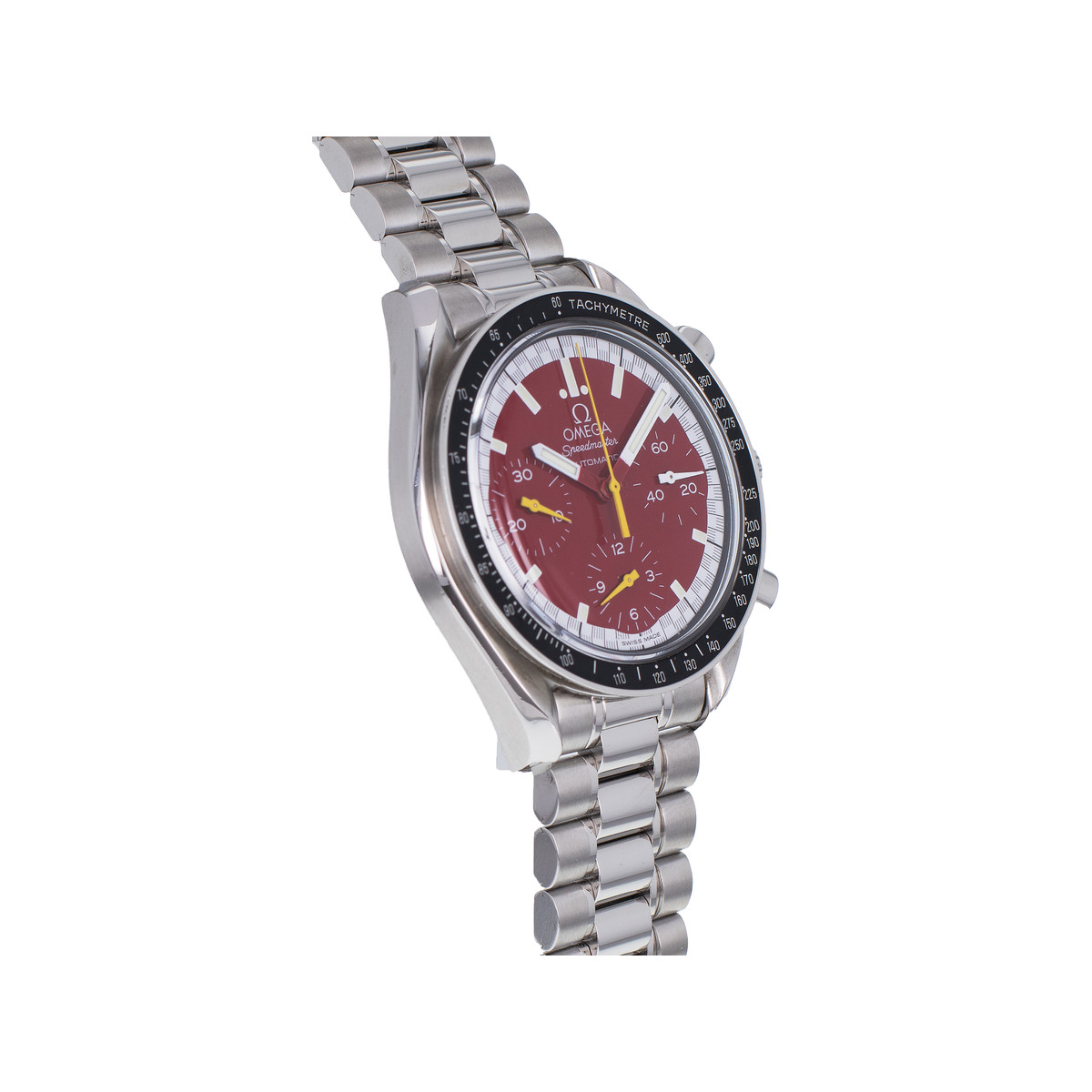Montre d'occasion OMEGA Speedmaster Reduced Michael Schumacher homme mécanique bracelet acier - vue 2