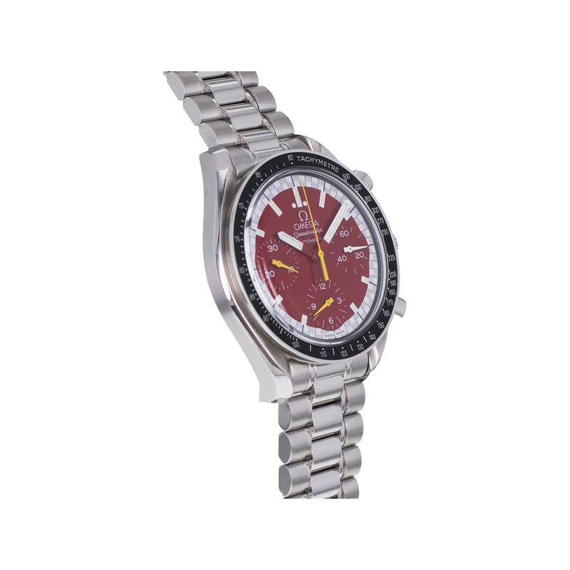 Montre d'occasion OMEGA Speedmaster Reduced Michael Schumacher homme mécanique bracelet acier - vue 2