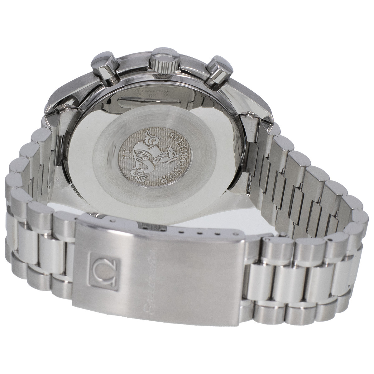 Montre d'occasion OMEGA Speedmaster Reduced Michael Schumacher homme mécanique bracelet acier - vue 3
