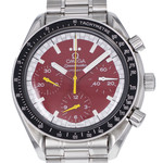 Montre d'occasion OMEGA Speedmaster Reduced Michael Schumacher homme mécanique bracelet acier - vue D1