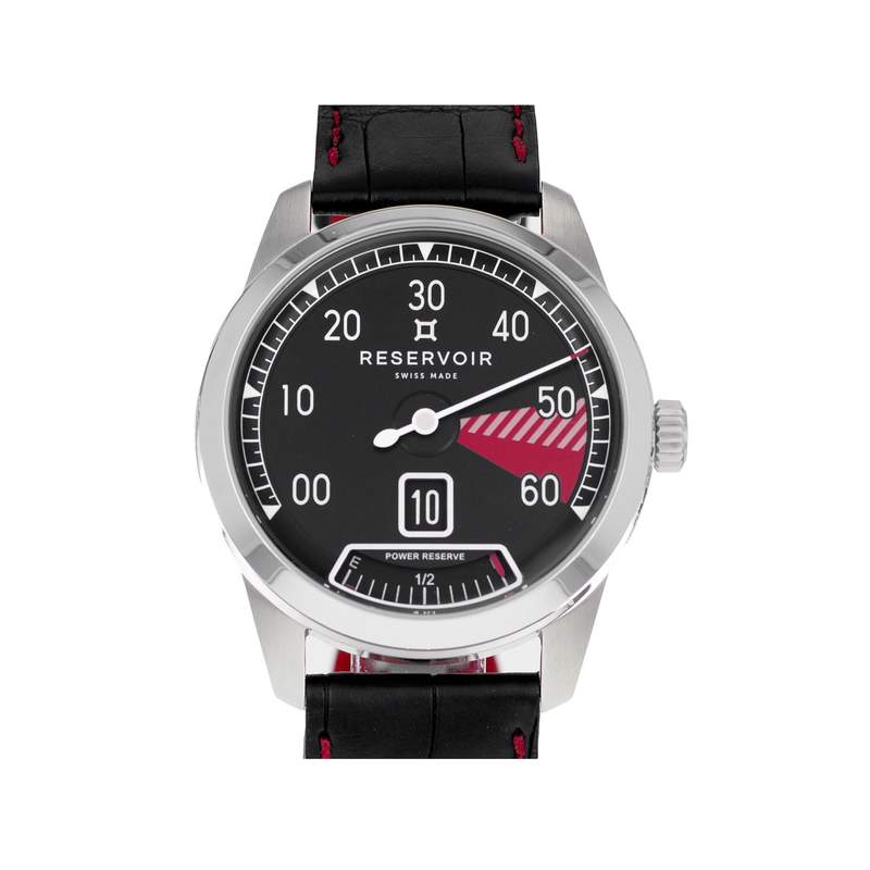 Montre d'occasion RESERVOIR Supercharged Sport Red Zone II homme automatique bracelet cuir d'origine - vue 1
