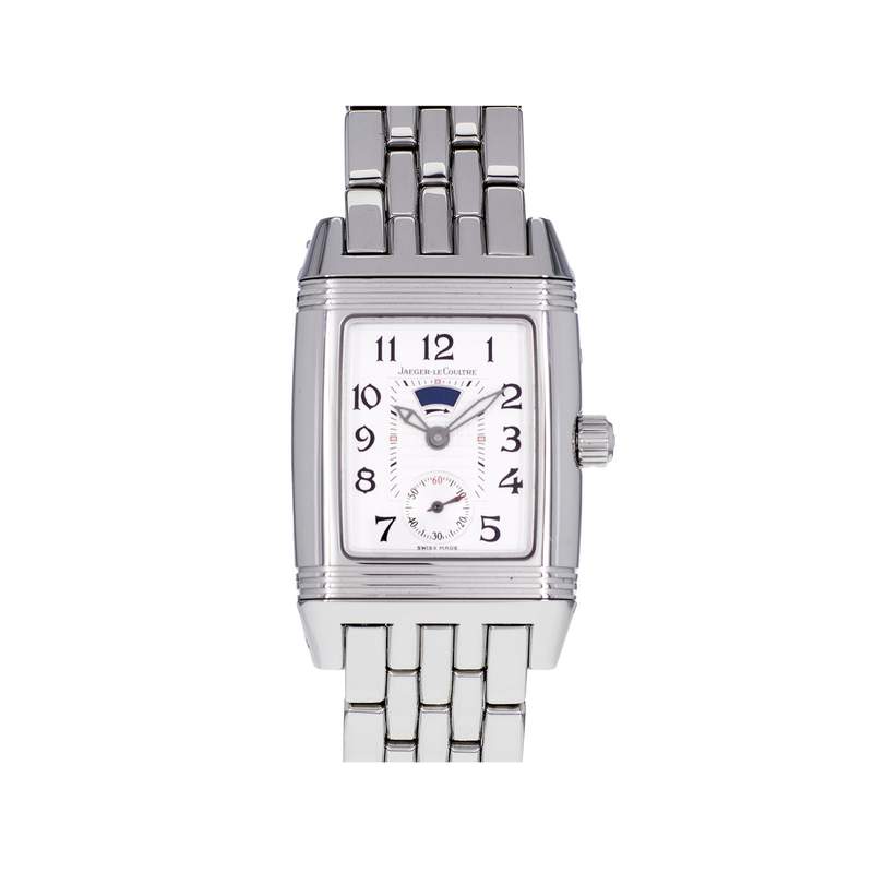 Montre d'occasion JAEGER LECOULTRE Reverso Gran'Sport Duetto femme mécanique bracelet acier - vue 1