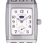 Montre d'occasion JAEGER LECOULTRE Reverso Gran'Sport Duetto femme mécanique bracelet acier - vue D1