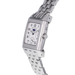 Montre d'occasion JAEGER LECOULTRE Reverso Gran'Sport Duetto femme mécanique bracelet acier - vue D2