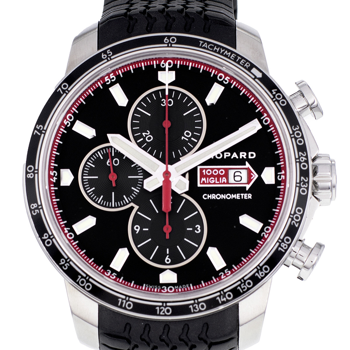 Montre d'occasion CHOPARD Mille Miglia GTS Chrono homme automatique bracelet caoutchouc - vue D1