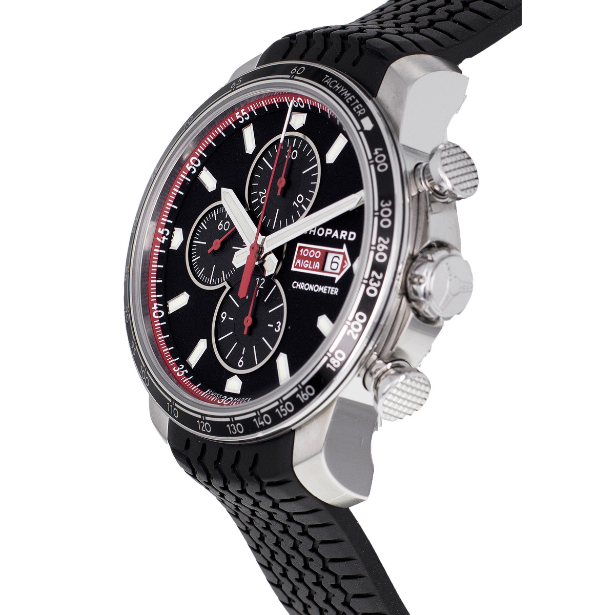 Montre d'occasion CHOPARD Mille Miglia GTS Chrono homme automatique bracelet caoutchouc - vue D2