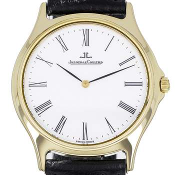Montre d'occasion JAEGER LECOULTRE Heraion mixte quartz bracelet cuir d'origine