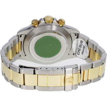 Montre d'occasion ROLEX Cosmograph Daytona homme mouvement automatique certifié (cosc) bracelet or jaune 750/000 et acier