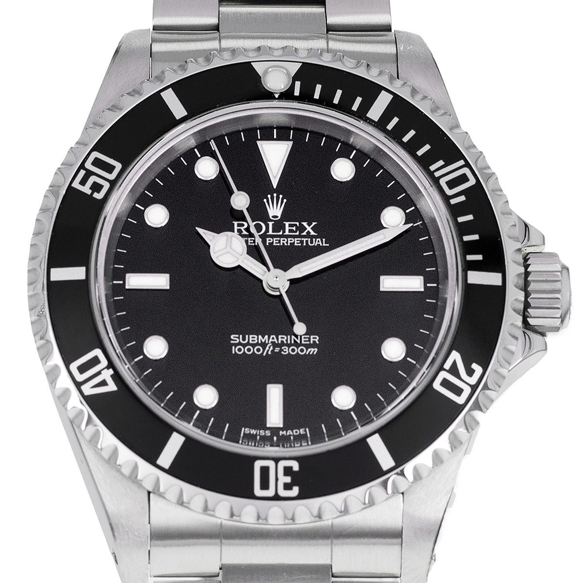 Montre d'occasion ROLEX Submariner homme automatique bracelet acier - vue D1