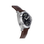Montre d'occasion PANERAI Luminor GMT homme automatique bracelet cuir d'origine - vue 2