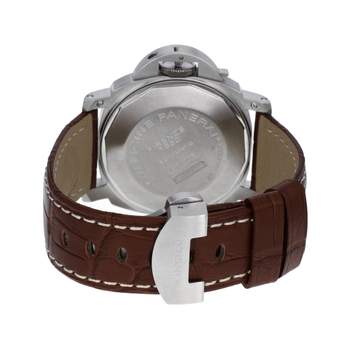 Montre d'occasion PANERAI Luminor GMT homme automatique bracelet cuir d'origine