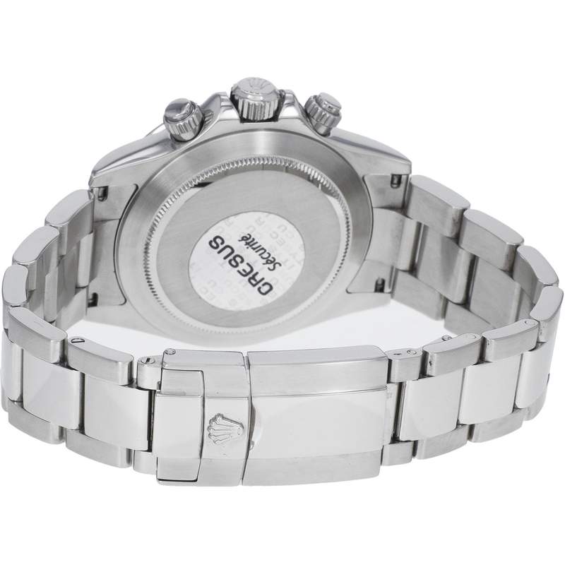Montre d'occasion ROLEX Cosmograph Daytona homme mouvement automatique certifié (cosc) bracelet acier - vue 3