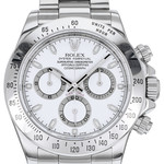 Montre d'occasion ROLEX Cosmograph Daytona homme mouvement automatique certifié (cosc) bracelet acier - vue D1