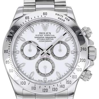 Montre d'occasion ROLEX Cosmograph Daytona homme mouvement automatique certifié (cosc) bracelet acier