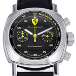 Montre d'occasion PANERAI Ferrari Scuderia Chronograph homme mouvement automatique certifié (cosc) bracelet cuir cresus - vue D1
