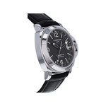 Montre d'occasion PANERAI Luminor Gmt homme mouvement automatique certifié (cosc) bracelet cuir cresus - vue 2