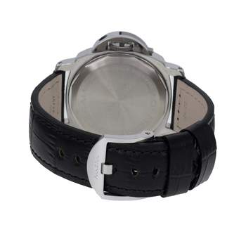 Montre d'occasion PANERAI Luminor Gmt homme mouvement automatique certifié (cosc) bracelet cuir cresus