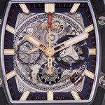 Montre d'occasion HUBLOT Spirit of Big Bang homme automatique bracelet cuir d'origine - vue D1