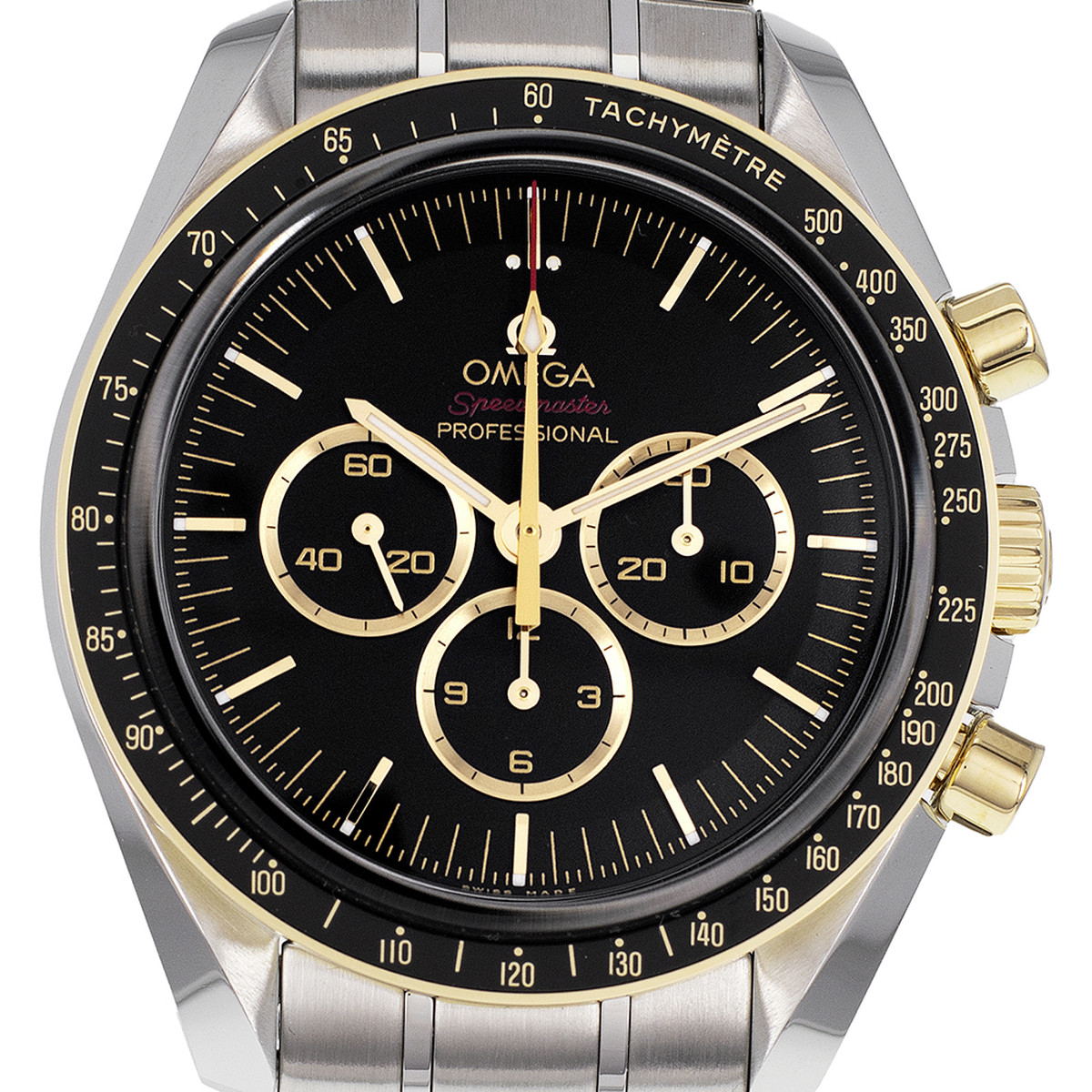 Montre d'occasion OMEGA Speedmaster Tokyo 2020 homme mécanique bracelet acier - vue D1