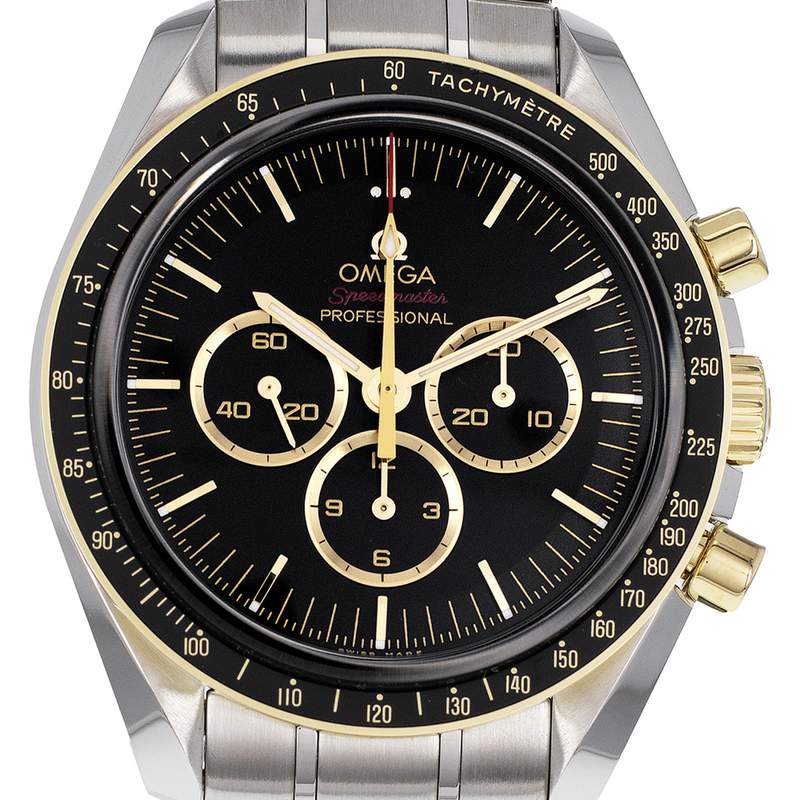 Montre d'occasion OMEGA Speedmaster Tokyo 2020 homme mécanique bracelet acier - vue D1