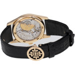 Montre d'occasion PATEK PHILIPPE Calatrava mixte automatique bracelet cuir d'origine - vue 3