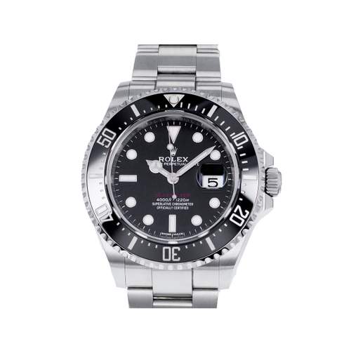 Montre d'occasion ROLEX Sea-Dweller 50th Anniversary homme mouvement automatique certifié (cosc) bracelet acier