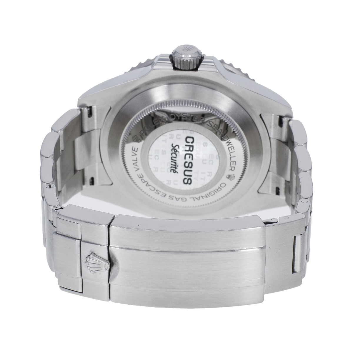 Montre d'occasion ROLEX Sea-Dweller 50th Anniversary homme mouvement automatique certifié (cosc) bracelet acier - vue 3