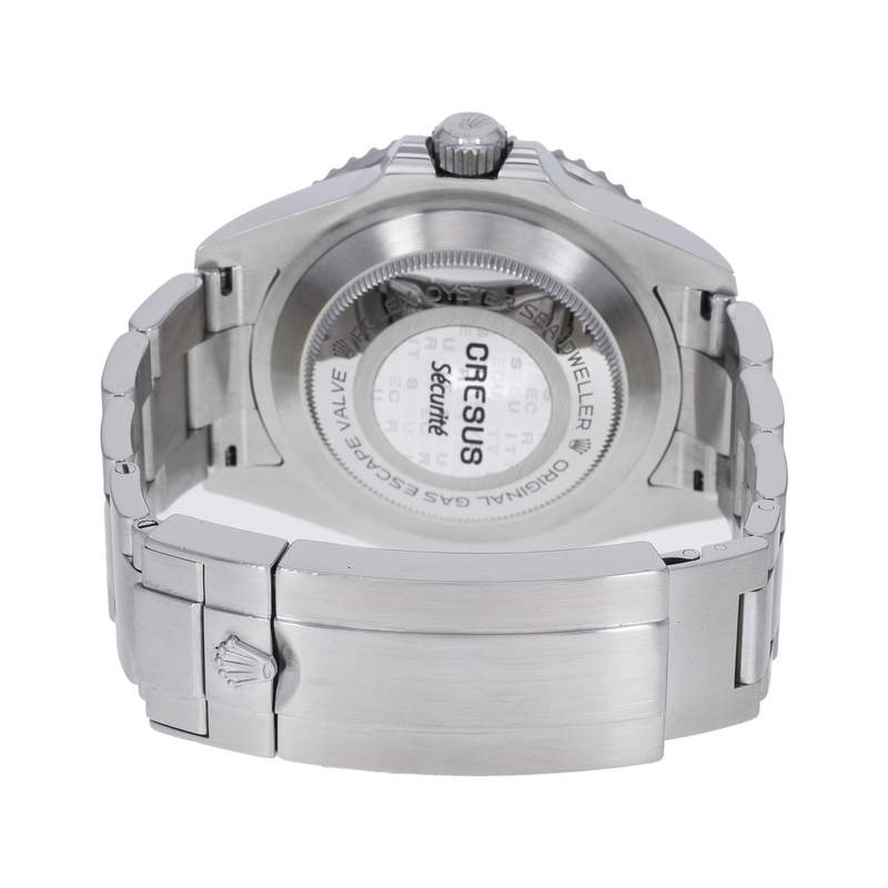 Montre d'occasion ROLEX Sea-Dweller 50th Anniversary homme mouvement automatique certifié (cosc) bracelet acier - vue 3