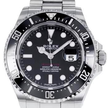Montre d'occasion ROLEX Sea-Dweller 50th Anniversary homme mouvement automatique certifié (cosc) bracelet acier