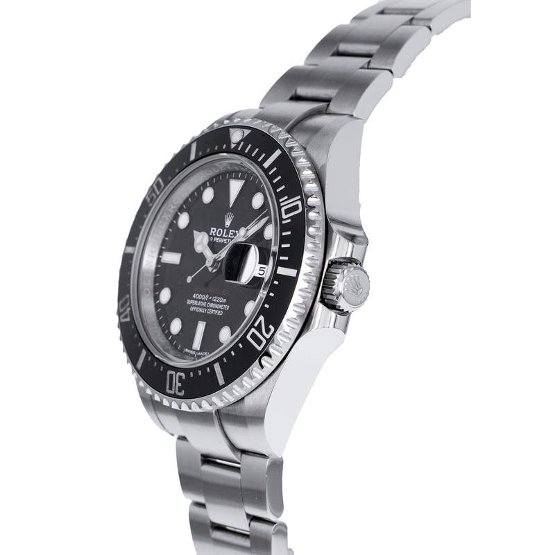 Montre d'occasion ROLEX Sea-Dweller 50th Anniversary homme mouvement automatique certifié (cosc) bracelet acier - vue D2