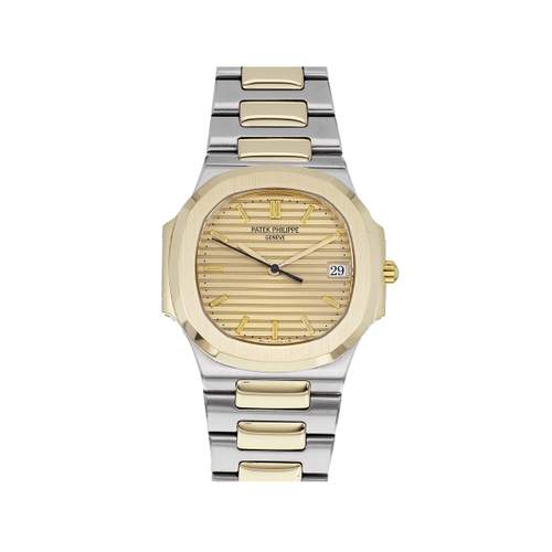 Montre d'occasion PATEK PHILIPPE Nautilus femme quartz bracelet or jaune 750/000 et acier