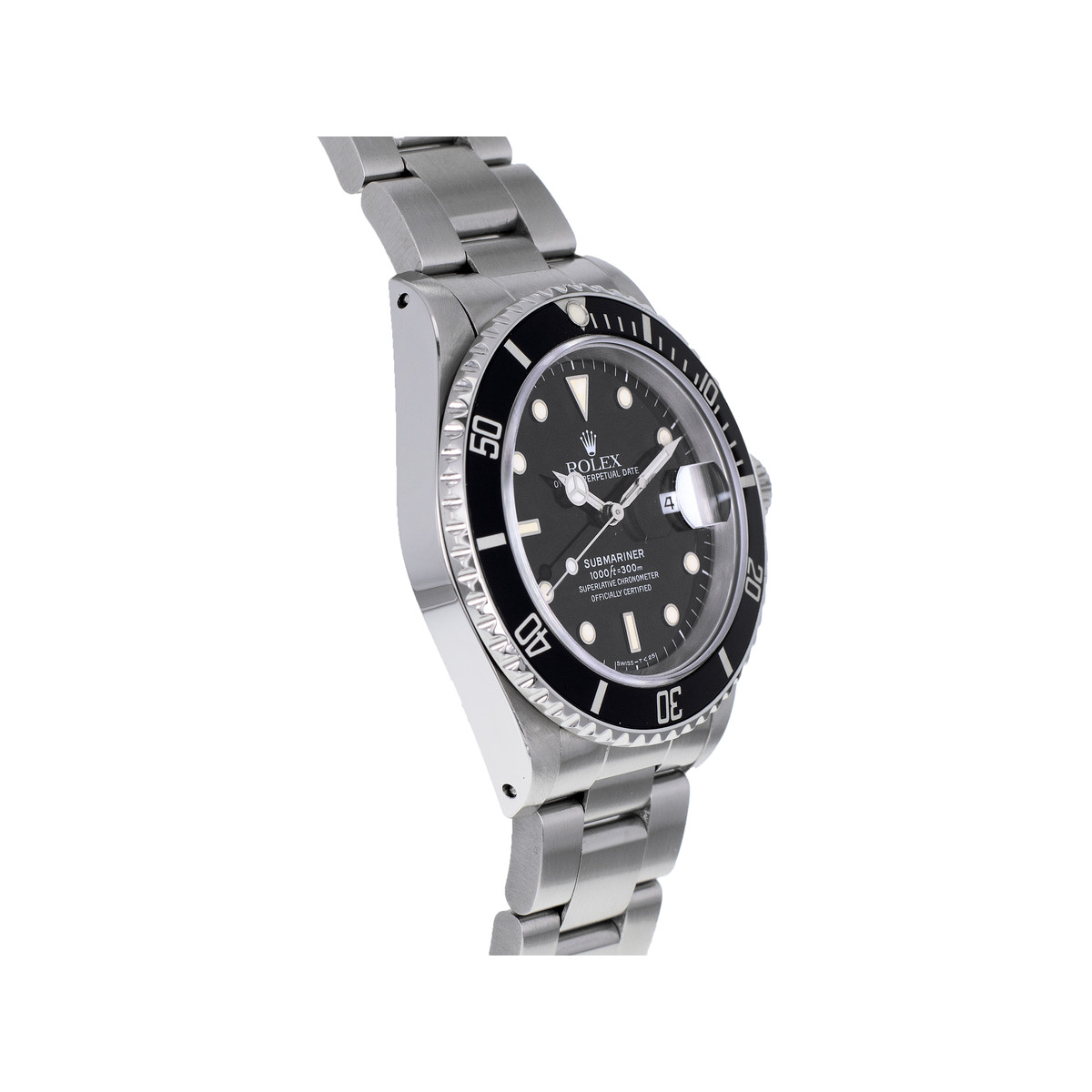 Montre d'occasion ROLEX Submariner Date homme mouvement automatique certifié (cosc) bracelet acier - vue 2