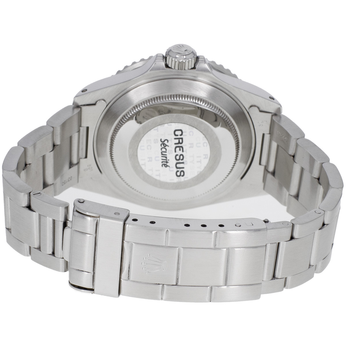 Montre d'occasion ROLEX Submariner Date homme mouvement automatique certifié (cosc) bracelet acier - vue 3