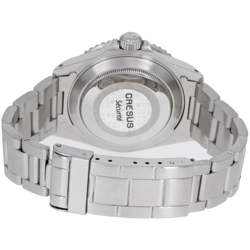 Montre d'occasion ROLEX Submariner Date homme mouvement automatique certifié (cosc) bracelet acier - vue 3