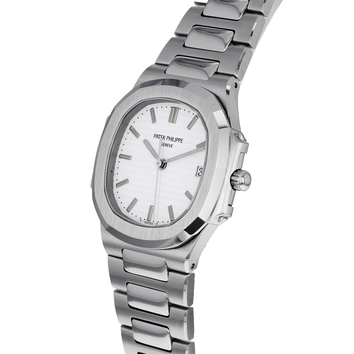 Montre d'occasion PATEK PHILIPPE Nautilus femme quartz bracelet acier - vue D2