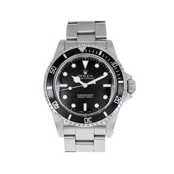 Montre d'occasion ROLEX Submariner Vintage homme mouvement automatique certifié (cosc) bracelet acier
