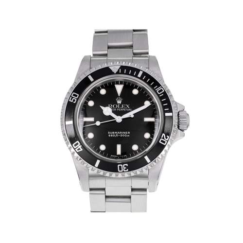 Montre d'occasion ROLEX Submariner Vintage homme mouvement automatique certifié (cosc) bracelet acier