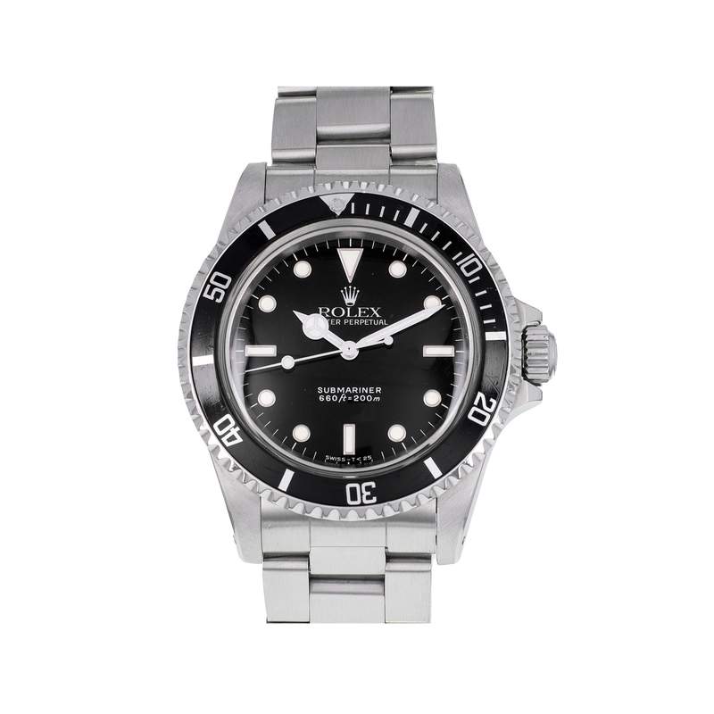 Montre d'occasion ROLEX Submariner Vintage homme mouvement automatique certifié (cosc) bracelet acier - vue 1