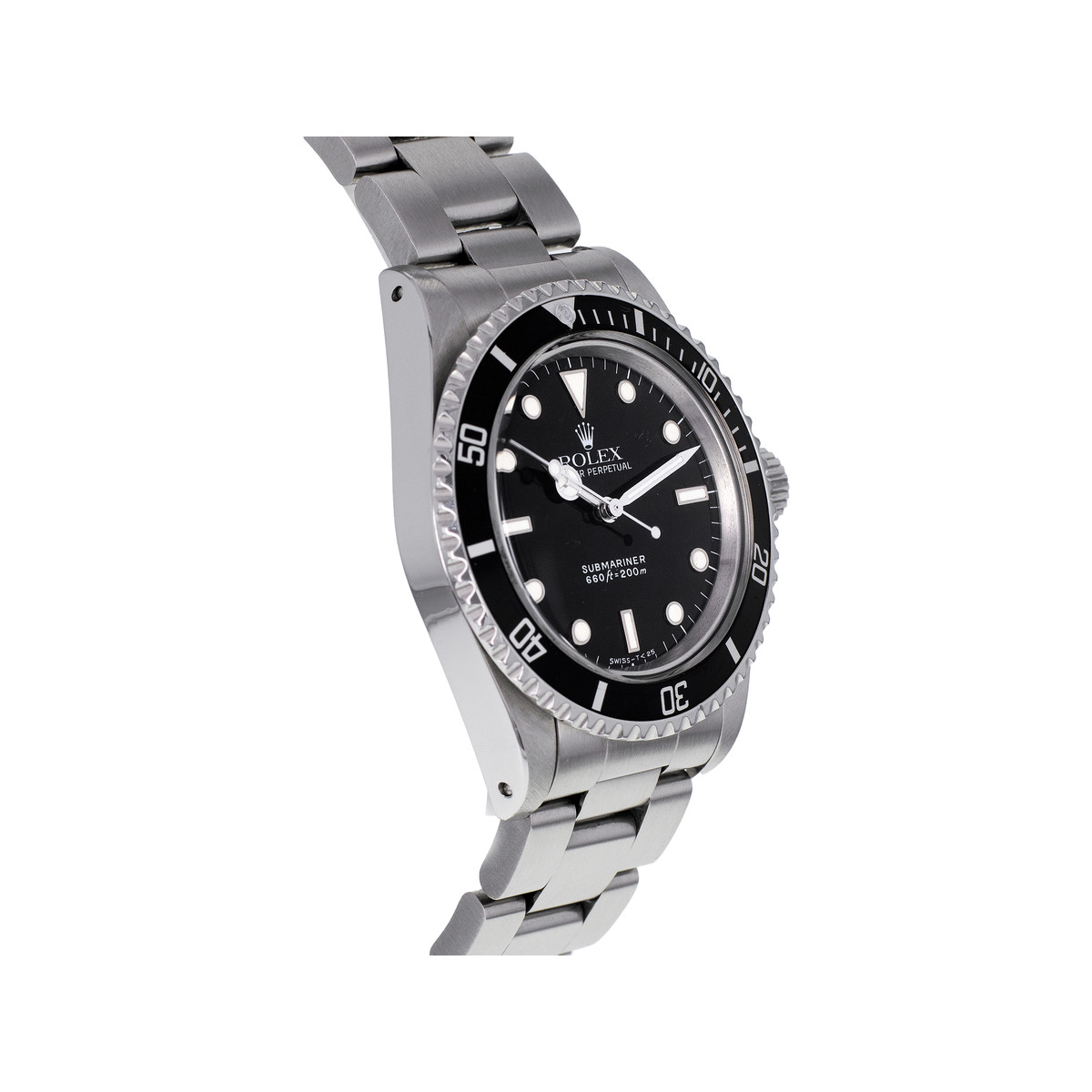 Montre d'occasion ROLEX Submariner Vintage homme mouvement automatique certifié (cosc) bracelet acier - vue 2