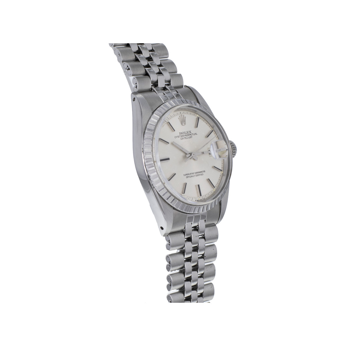 Montre d'occasion ROLEX DateJust homme mouvement automatique certifié (cosc) bracelet acier - vue 2
