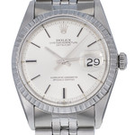 Montre d'occasion ROLEX DateJust homme mouvement automatique certifié (cosc) bracelet acier - vue D1